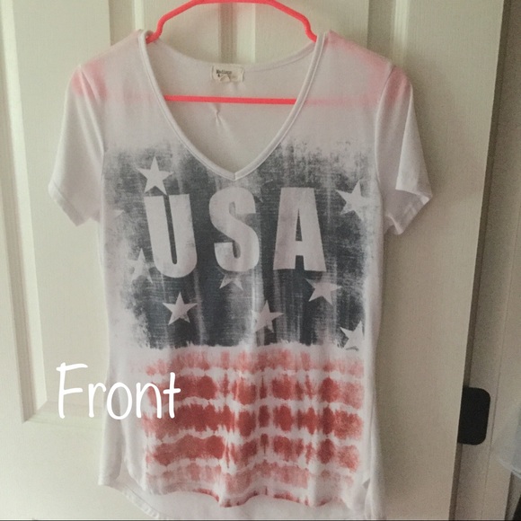🌟2/$5 DONATING SOON! LAST CHANCE! 🇺🇸U.S.A. Tee🇺🇸 - Picture 2 of 4